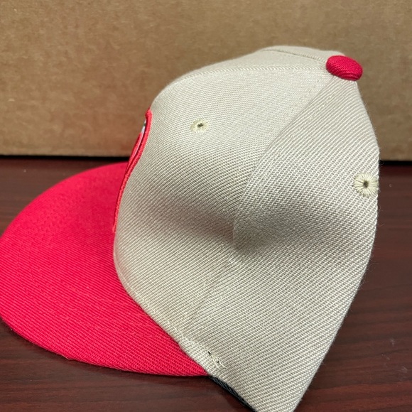 Mexico Snapback Hat Flag 3D M Embroidery Mexico Baseball Acrylic Cap Tan Khaki - Picture 3 of 5